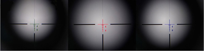Sniper 4X32 Scope Illuminated Red/Green/Blue Reticle